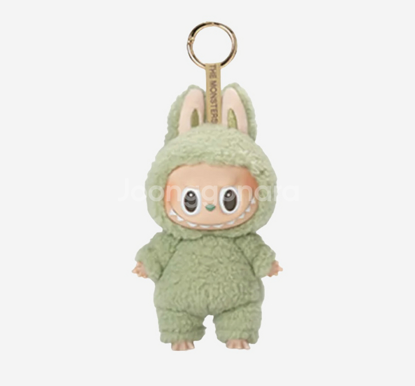 라부부 마카롱 청포도 인형키링--0