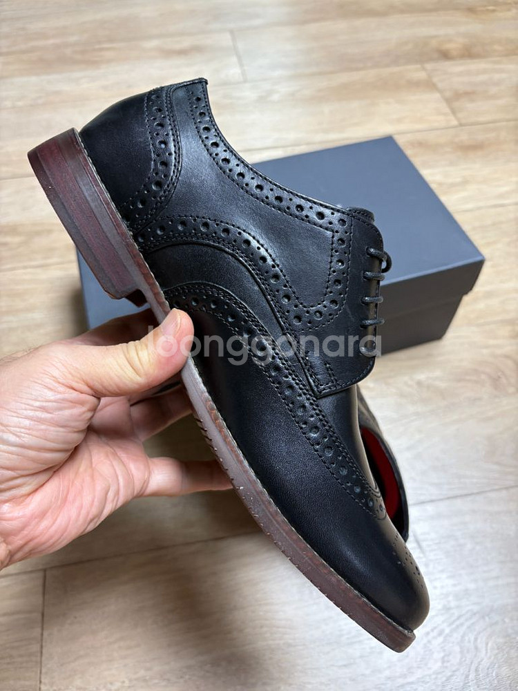 락포트 남성구두 블랙 8.5W(운동화 기준 275)새것--6