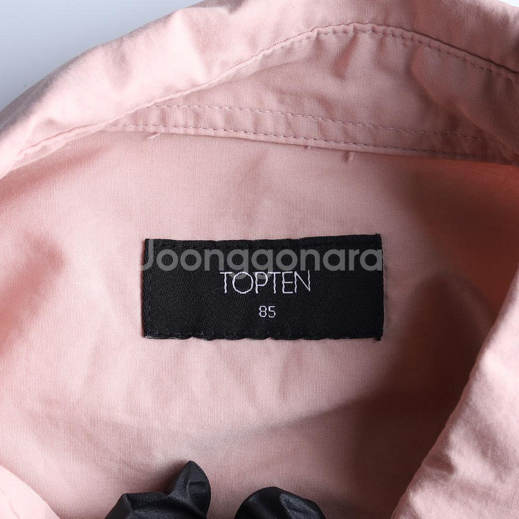 [S]탑텐 인디핑크 긴팔 오버핏 코튼 셔츠--4