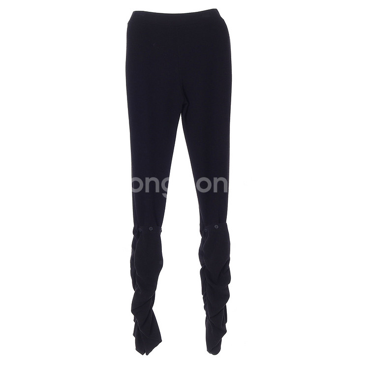 [M]익스파이어드걸 셔링 레그워머 토시 블랙 레깅스--4