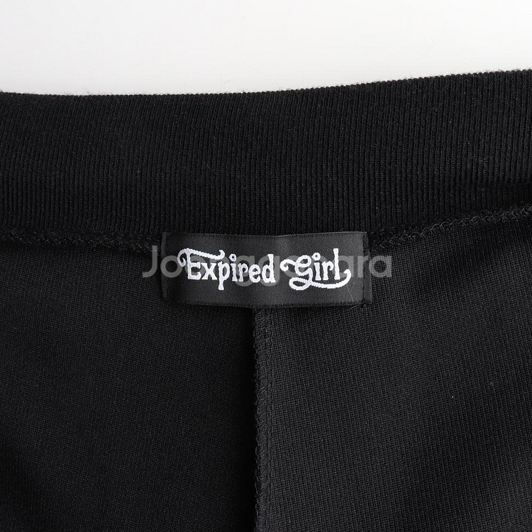 [M]익스파이어드걸 셔링 레그워머 토시 블랙 레깅스--5