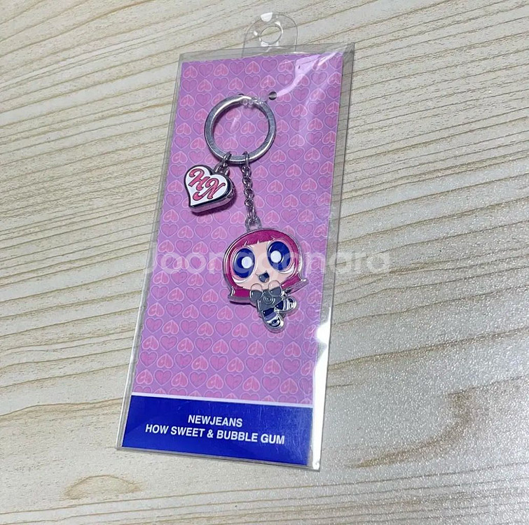 뉴진스 파워퍼프걸 하니 메탈키링 미개봉--0