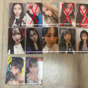 여자친구 소원(소정) 유주, 최예나 포카 양도 이미지