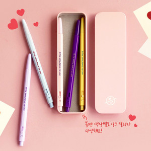 커피빈x모나미 틴케이스 볼펜 세트