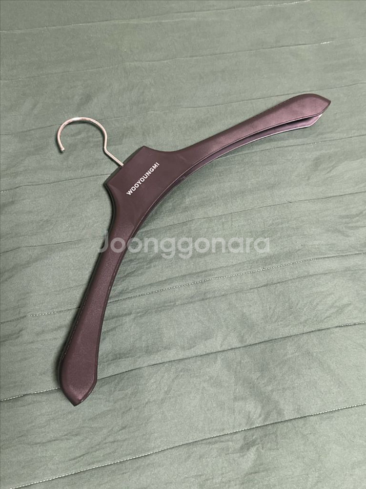 우영미 21FW 백 로고 데님 셔츠 블랙 44사이즈--8