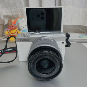 캐논 eos m100 화이트+(15-45mm렌즈포함)