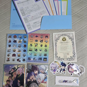 이세계아이돌 펀딩 굿즈 세트 이미지