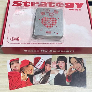 트와이스 팝업 포카세트 strategy 앨범 일괄