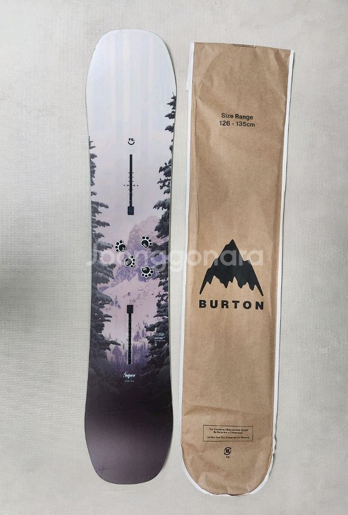 스노우보드 데크 burton 필굿 스몰스 135cm--0