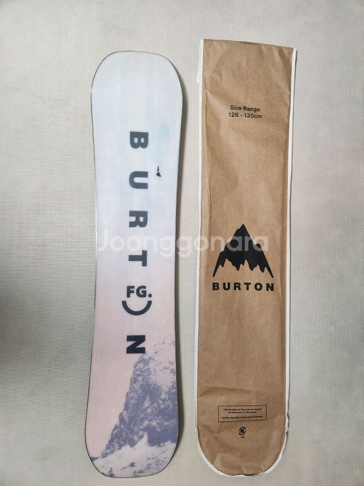 스노우보드 데크 burton 필굿 스몰스 135cm--1