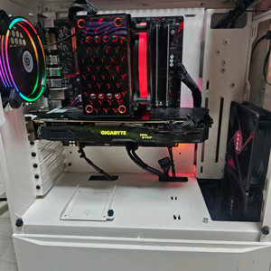 배그퓰옵 게임용 PC 본체 + 27인치모니터 2대 판매