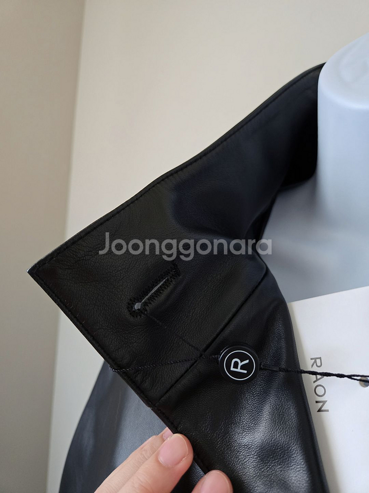 뮤제라 [MuseeRA] 라온 레더 스웨이드 자켓--2