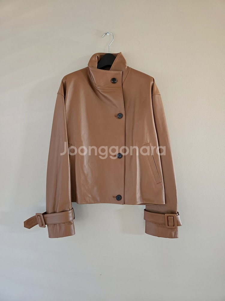 뮤제라 [MuseeRA] 라온 레더 스웨이드 자켓--5