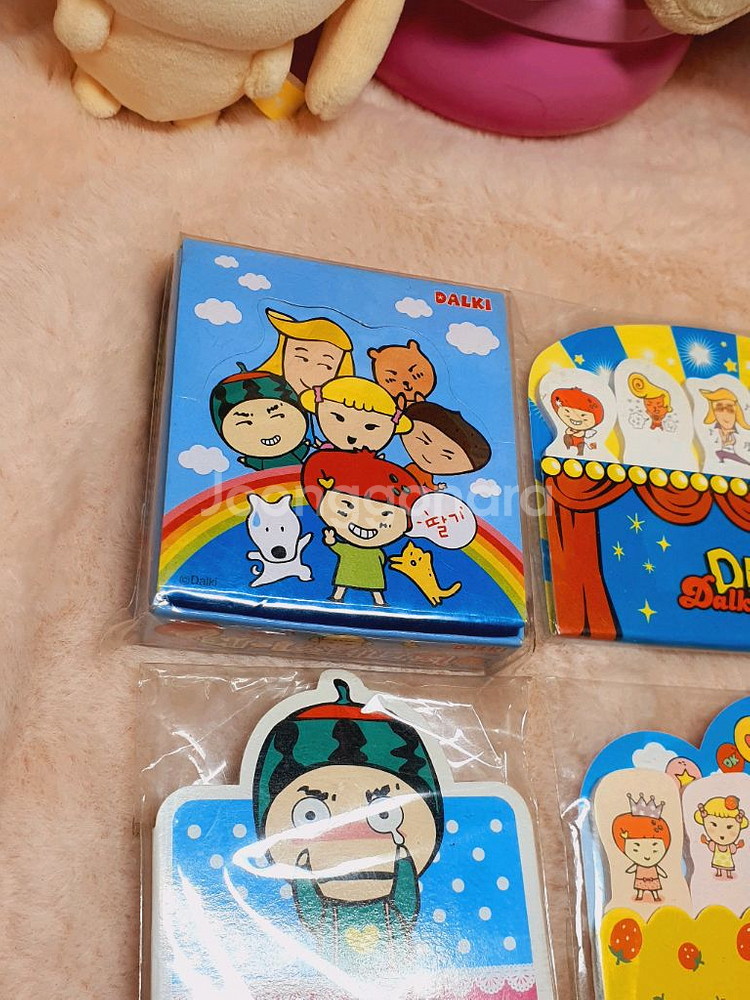 미개봉 고전문구 딸기가 좋아 인덱스? 메모지 메모패드--2