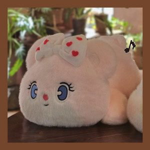 모모레이 라잉 핑코 토끼 인형 35cm