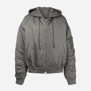 준지 후드 MA-1 점퍼 그레이 46사이즈 22FW