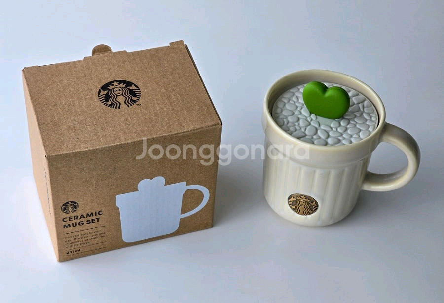 스타벅스 플라워 마켓 다육이 머그 237ml 세트--2