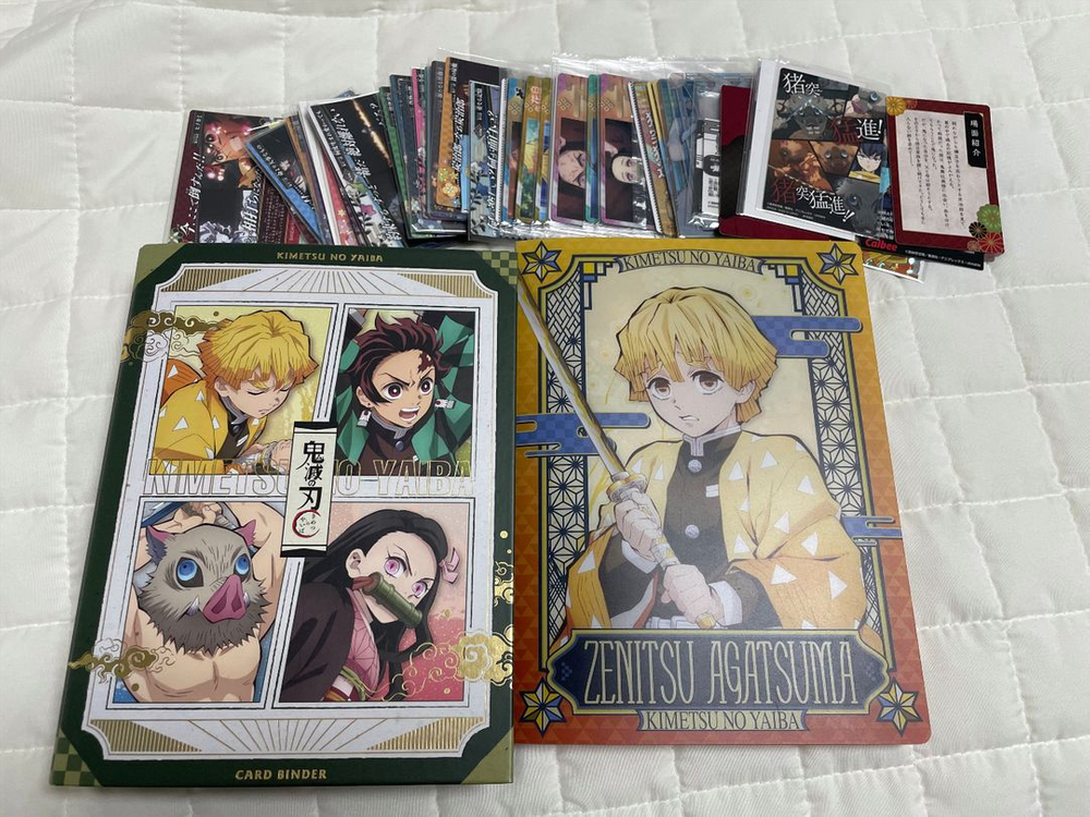 귀멸의 칼날 카드 + 바인더 세트 (젠이츠)--1
