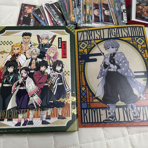 귀멸의 칼날 카드 + 바인더 세트 (젠이츠)