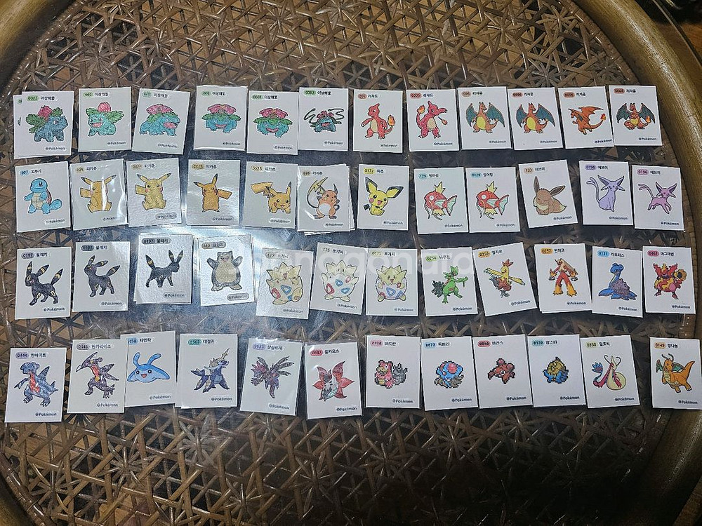 포켓몬 띠부씰 판매합니다.--0