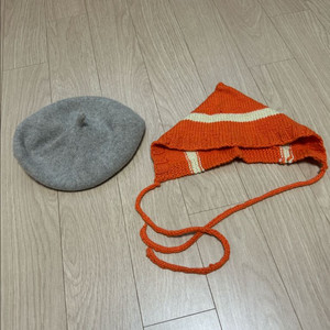 3세 전후 겨울모자 베레모 빵모자 일괄