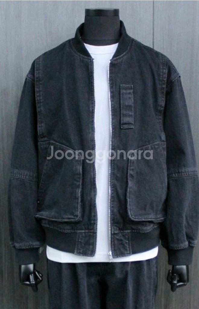 지오송지오 데님 블루종 자켓 105--2