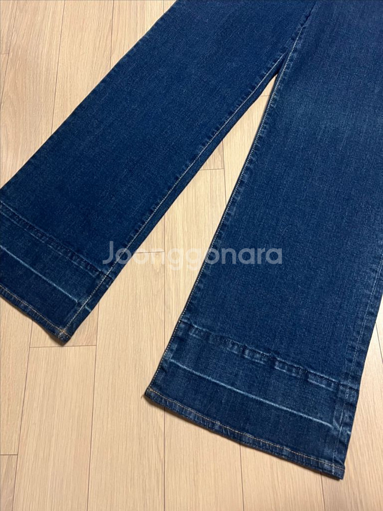 22년 빈폴레이디스 와이드핏 데님팬츠 26 진청 청바지--10