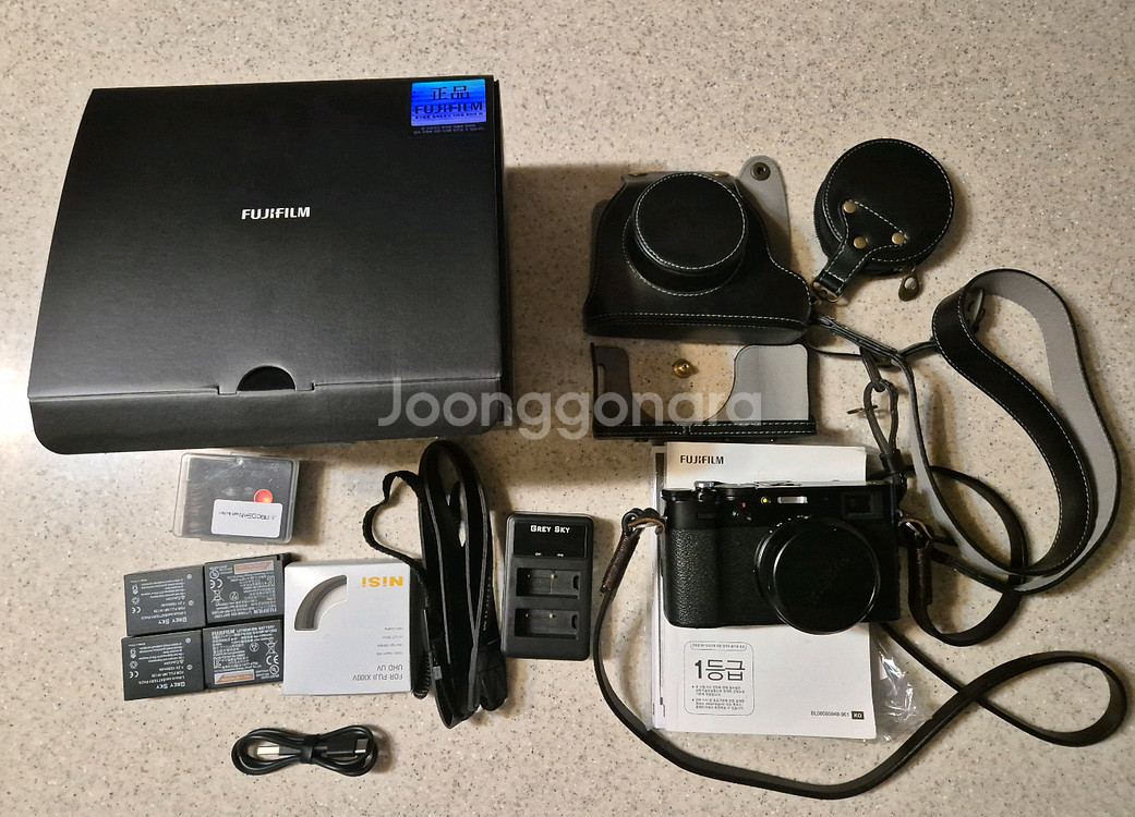 후지 필름 x100v 블랙 카메라--0
