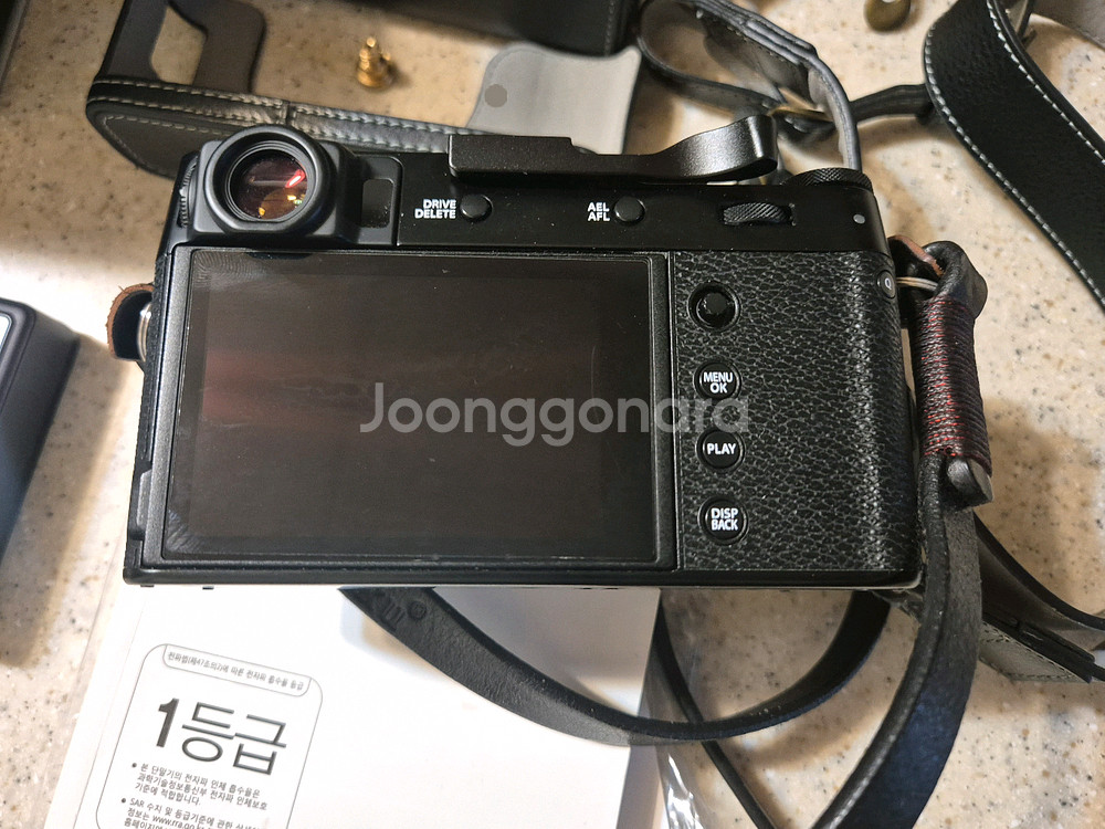 후지 필름 x100v 블랙 카메라--4