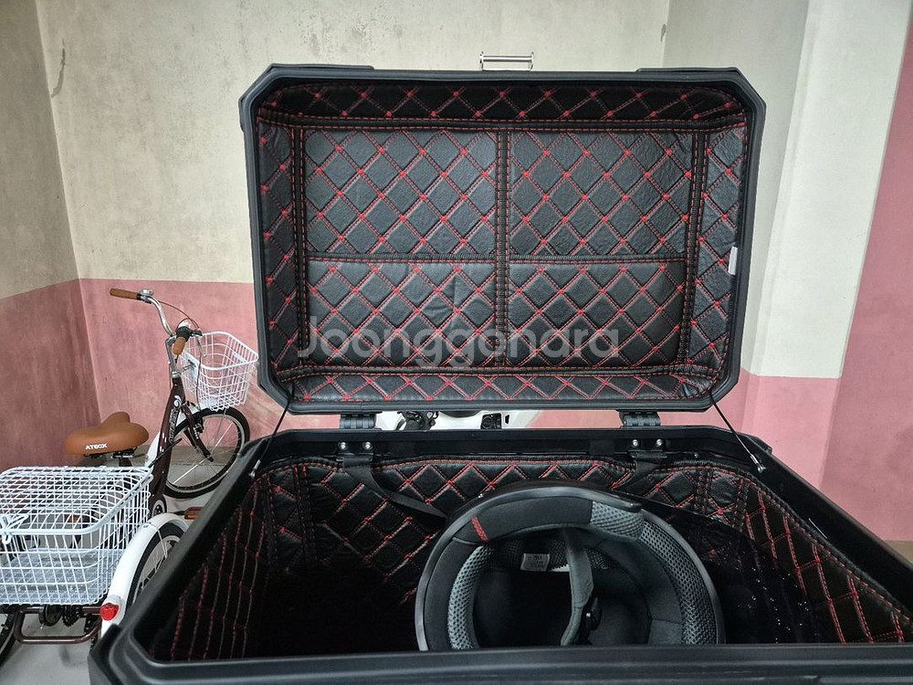 pcx 우일 슬라이드 짐대 +탑박스65 리터--6