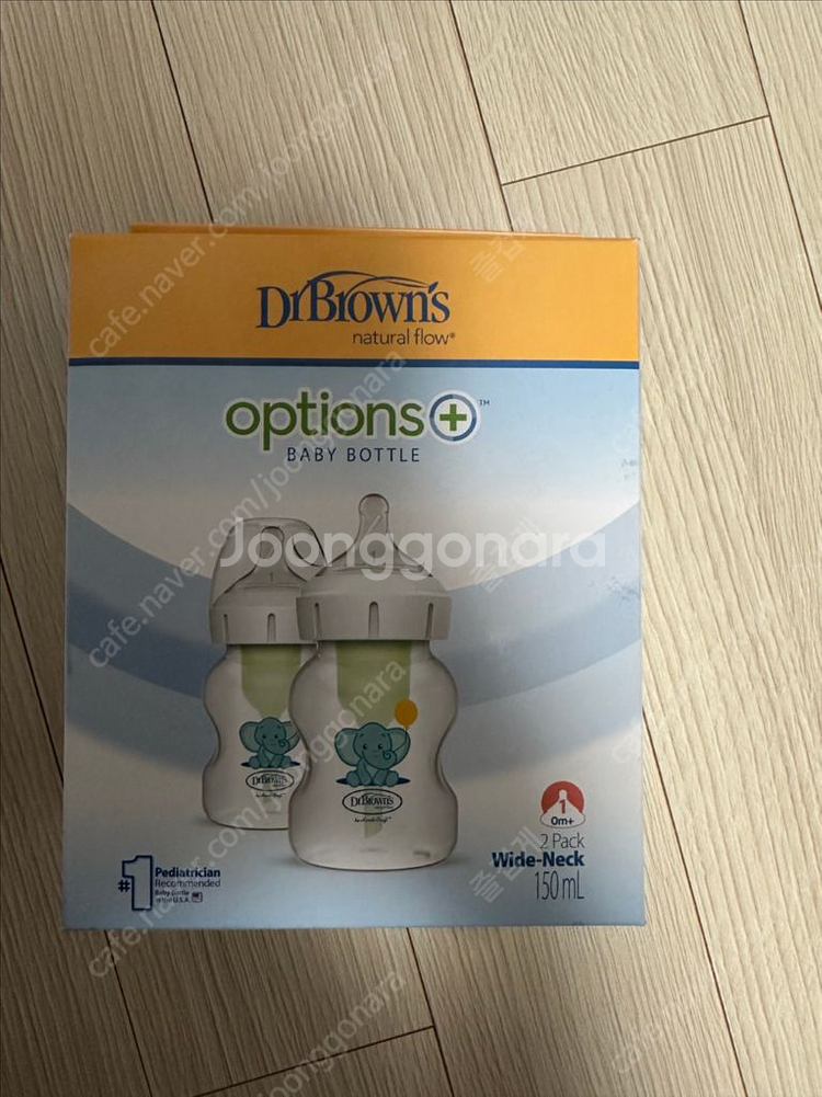 닥터브라운 옵션스 플러스 젖병 150ml 2개--0