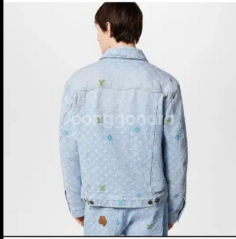 루이비통X 타일러 콜라보 데님자켓(새상품)--2