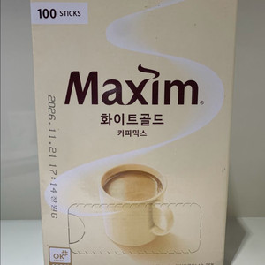 맥심 화이트골드 커피믹스 100개