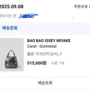 바오바오 캐럿 미니(건메탈)