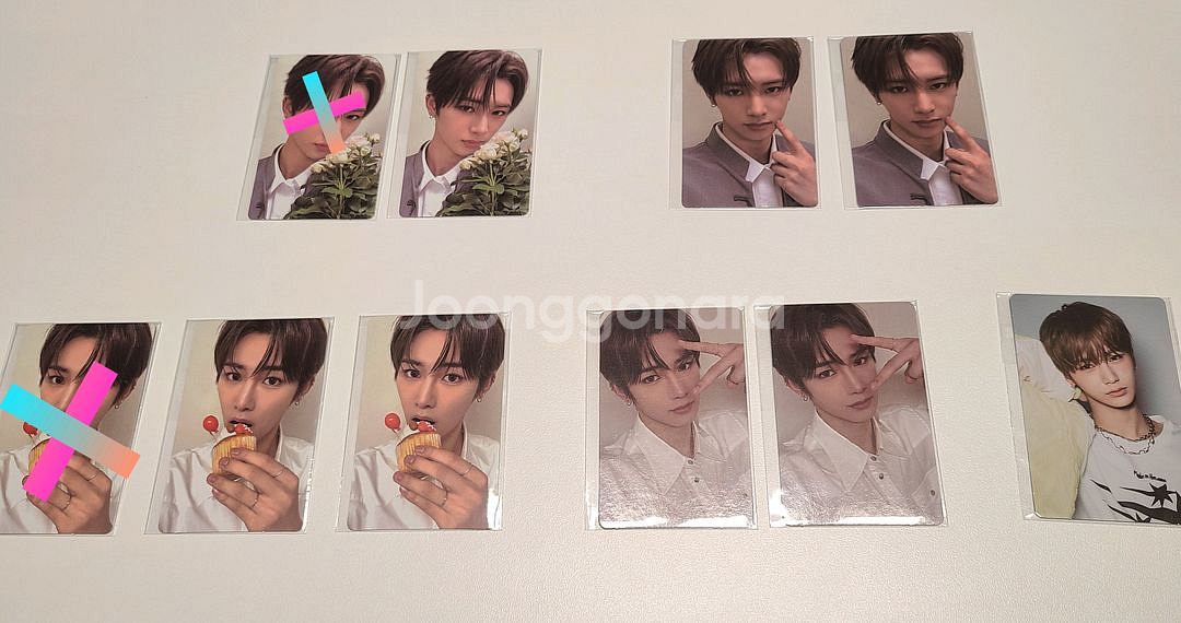 보플2 조우안신 5,6,7,8,9번 포카 전시회 팝업--0