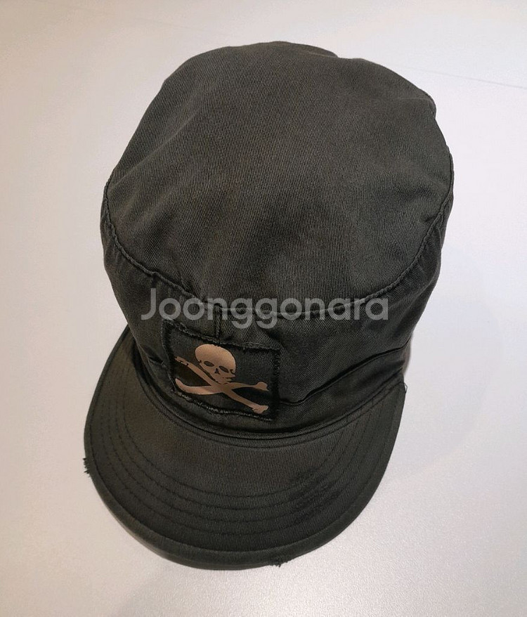 로스코 빈티지 웨더링 군모 블랙 (XL)--0