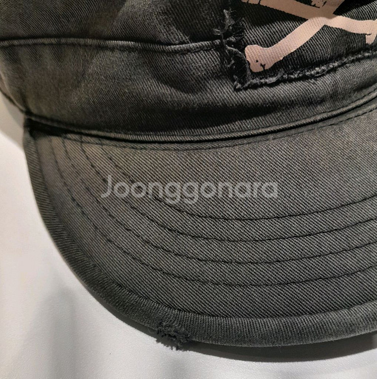 로스코 빈티지 웨더링 군모 블랙 (XL)--4