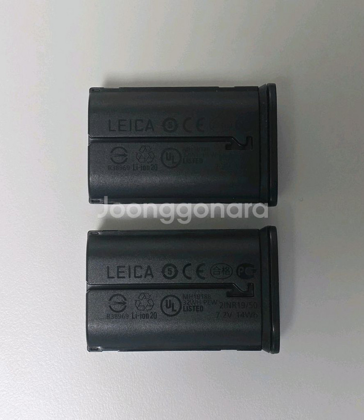 라이카 BP-SCL4 정품배터리 2개 (Q2 SL2용)--0