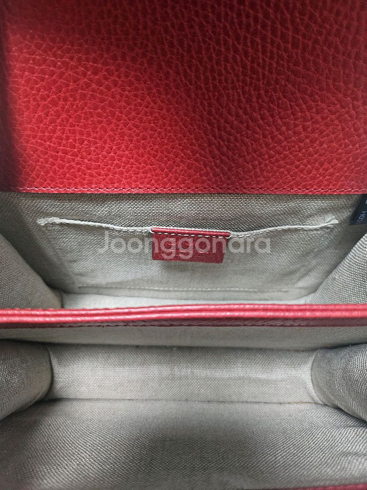 구찌 인터로킹 GG 크로스백 미니 레드--6