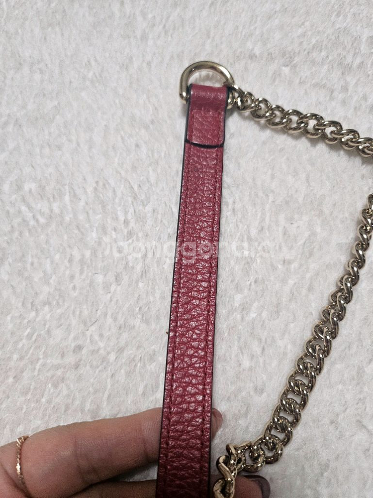 구찌 인터로킹 GG 크로스백 미니 레드--7