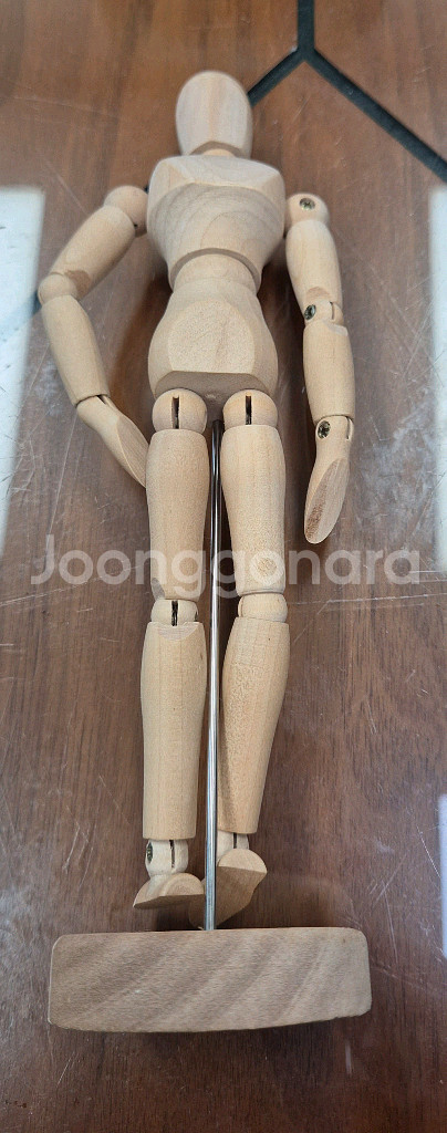 파우치 줄눈 테이프 관절원목인형--5