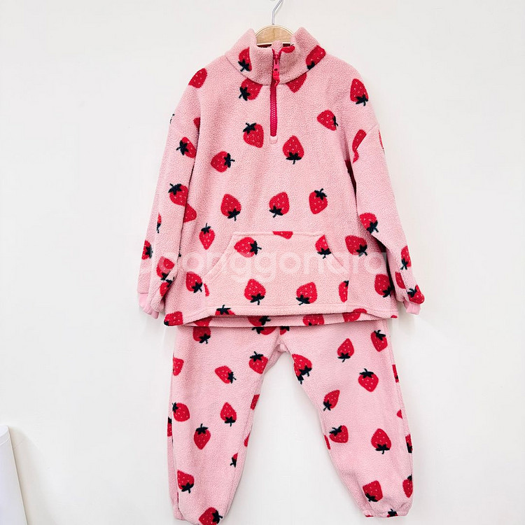 여아130 베베쥬 후리스 상하세트 7-8세--0