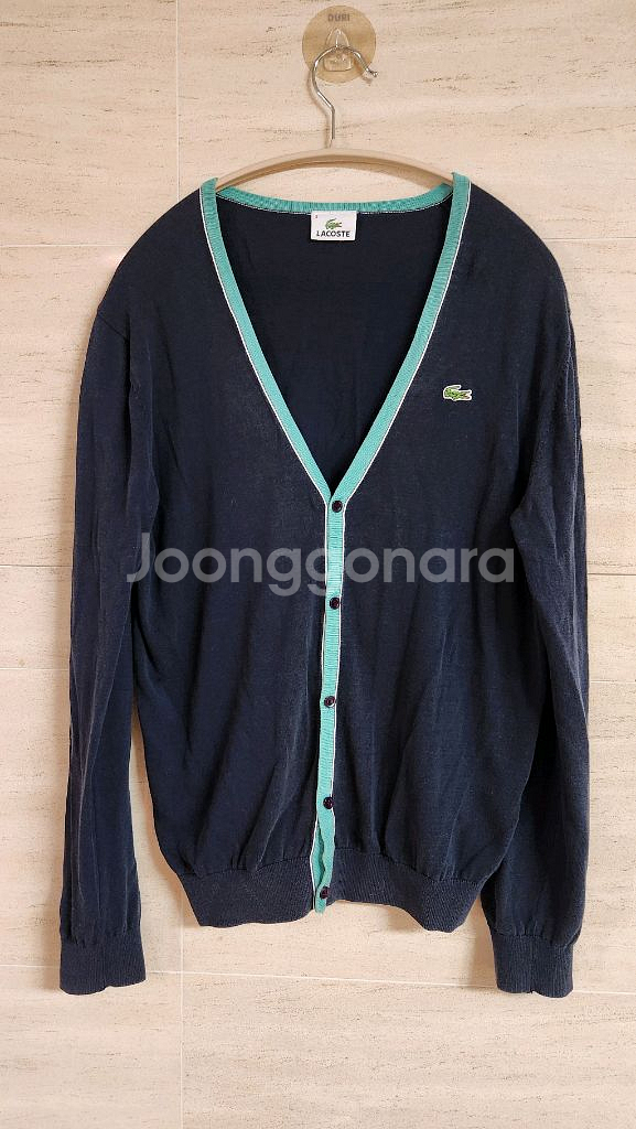 라코스테 네이비 가디건--0
