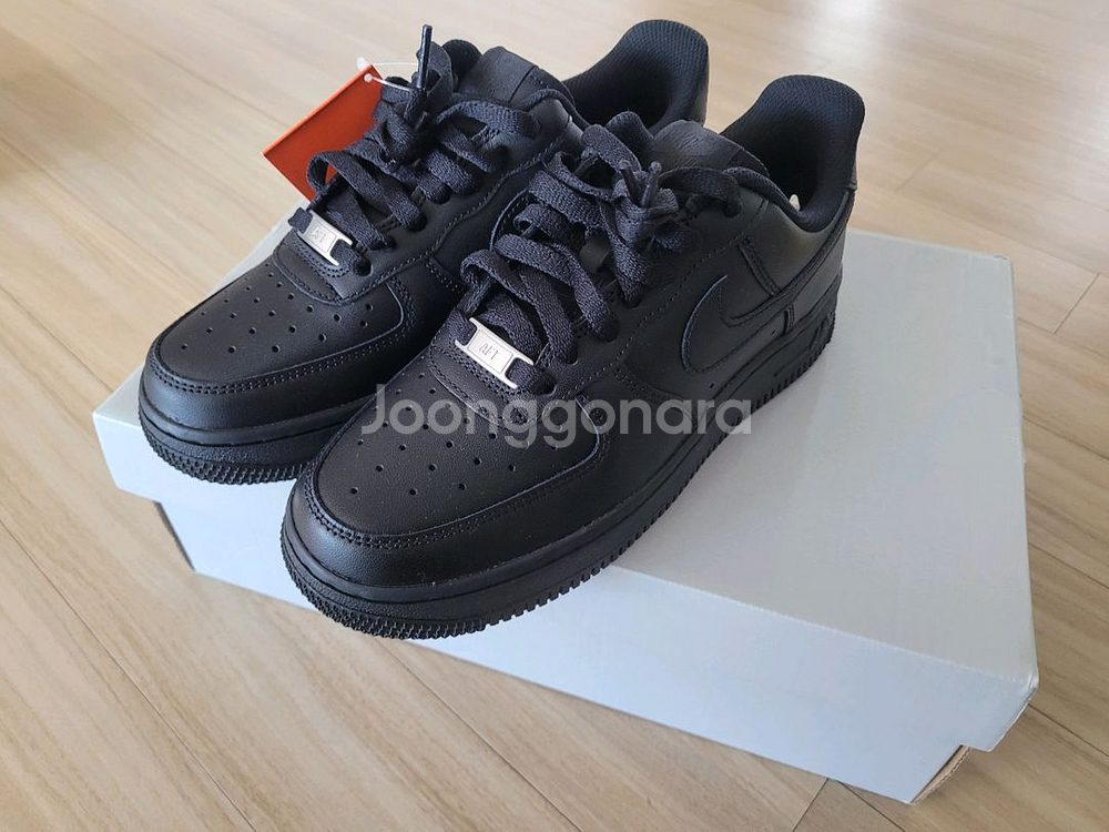 나이피 에어포스 1 07 블랙 새상품 240--0