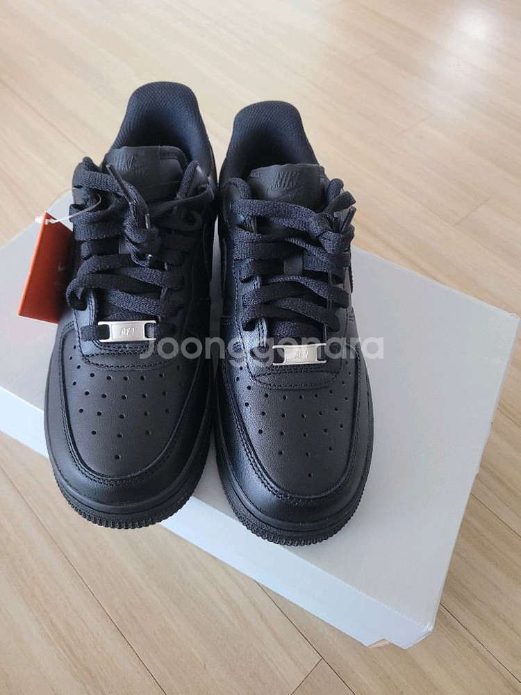 나이피 에어포스 1 07 블랙 새상품 240--2