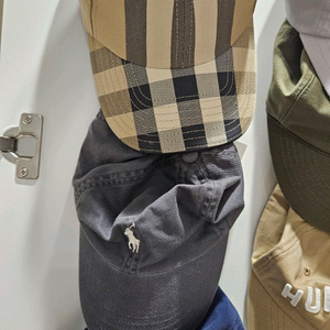 랄프로렌 폴로 볼캡 모자 그레이