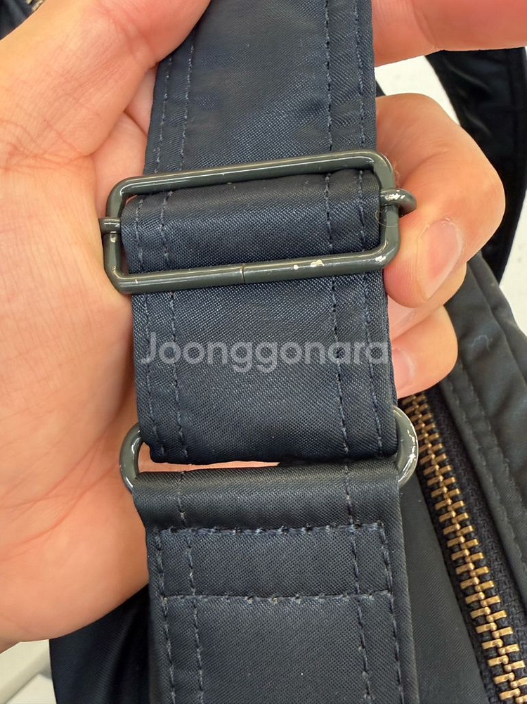 포터 탱커 숄더백 라지 아이언블루--9