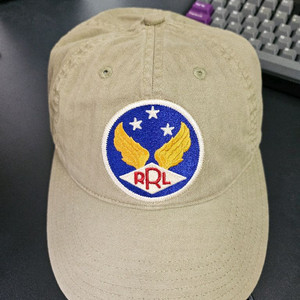 RRL 더블알엘 윙드 볼캡 카키