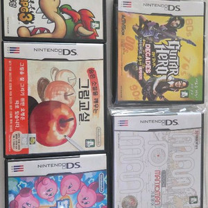 닌텐도 DS 한국 정발 밀봉 및 완품 타이틀 5종