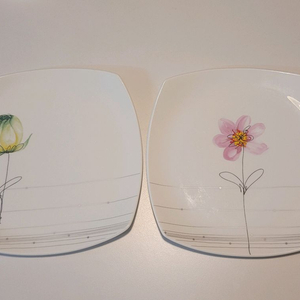 파인차이나 접시2개 한국차이나